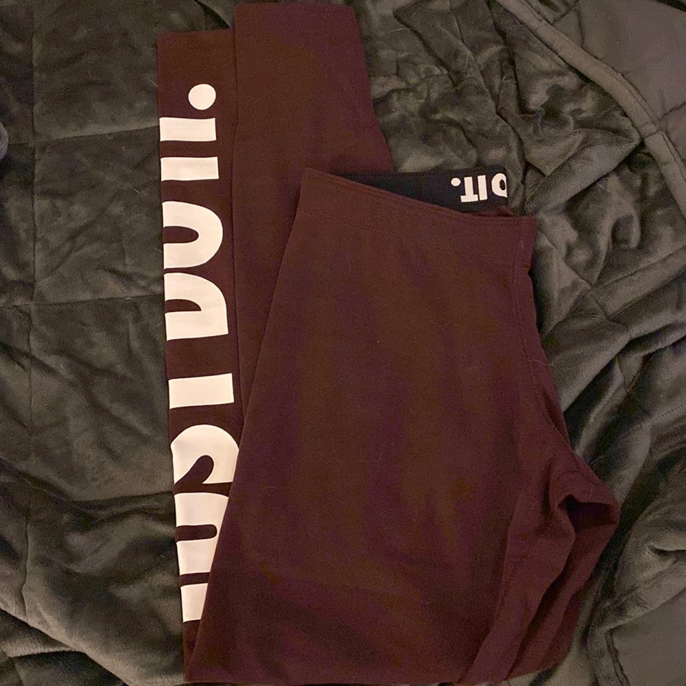 Nike cotton mid rise leggings